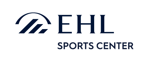 Logo EHL Sport Center bleu